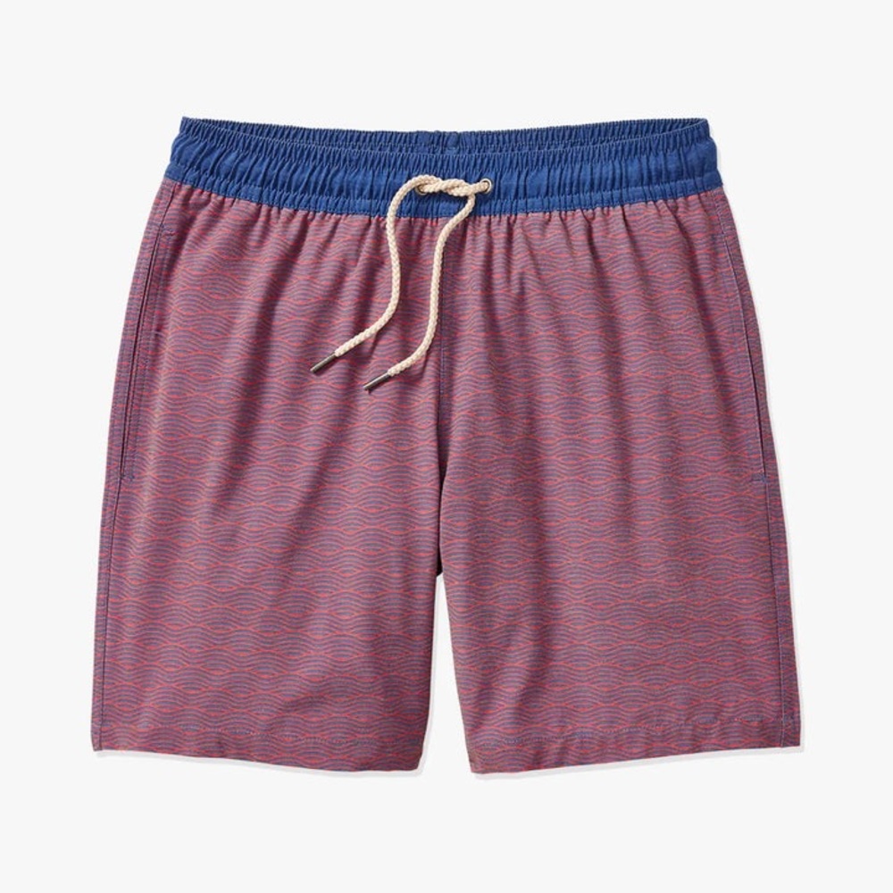NWT Fair Harbor Red Bayberry Swim Trunks